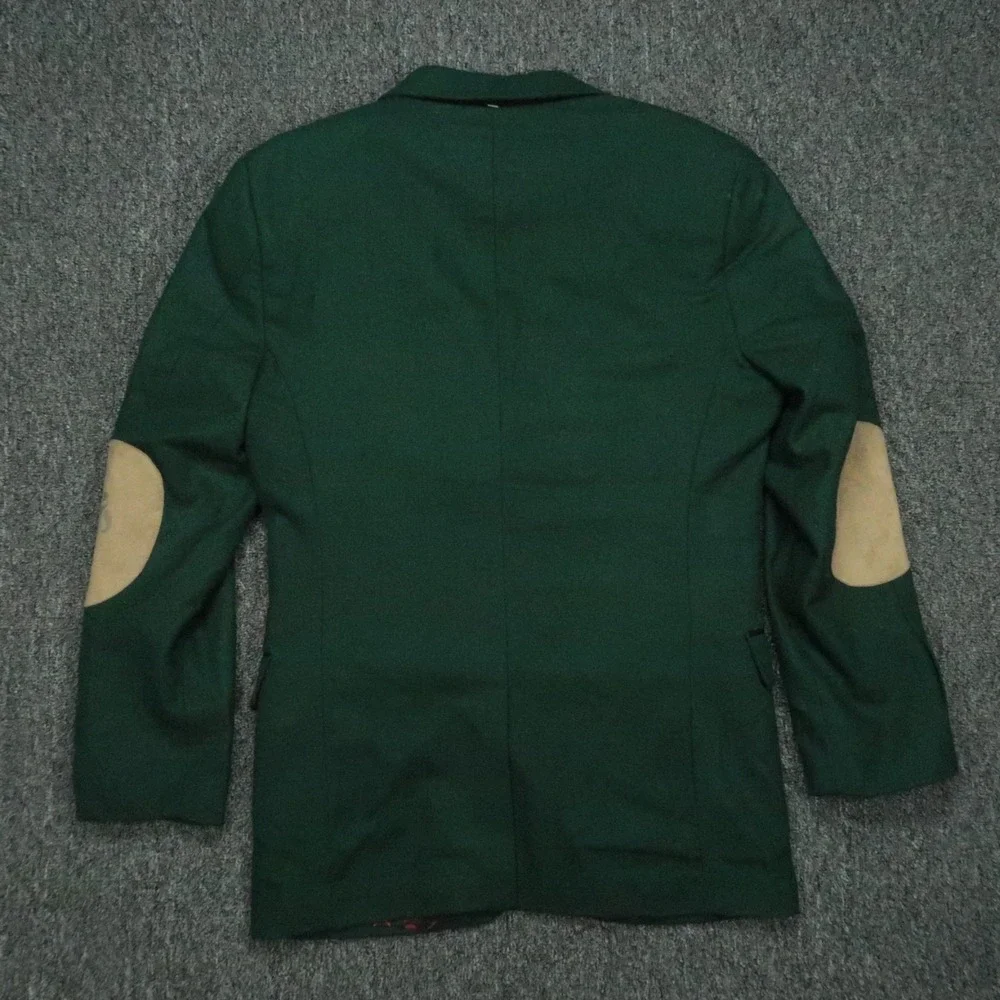 Star Wars Jacket Mens Small Green Boba Fett Blazer Wool Blend Lined NWT‎
